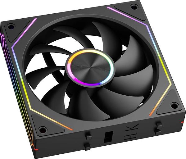 Вентилятор для корпуса PcCooler F3 X120 BK ARGB 120х120x25 черный 4-pin 28.4дБ (F3X120-BKAC012-GL) Ret фото 4