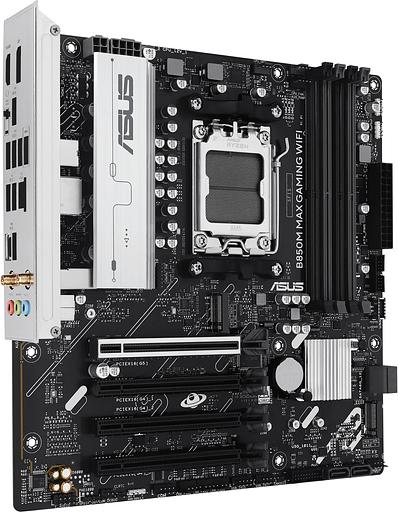 Материнская плата Asus B850M MAX GAMING WIFI SocketAM5 AMD B850 4xDDR5 mATX AC`97 8ch(7.1) GbLAN RAID+HDMI+DP фото 4