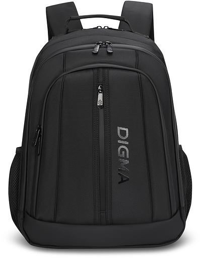 Рюкзак для ноутбука 15.6" Digma Stash S2 черный полиэстер (DGBP15S2BK) фото 1