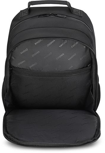 Рюкзак для ноутбука 15.6" Digma Stash S2 черный полиэстер (DGBP15S2BK) фото 5