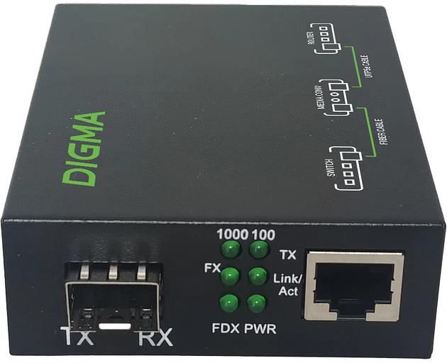 Медиаконвертер Digma DMC-1G-SFPL фото 5