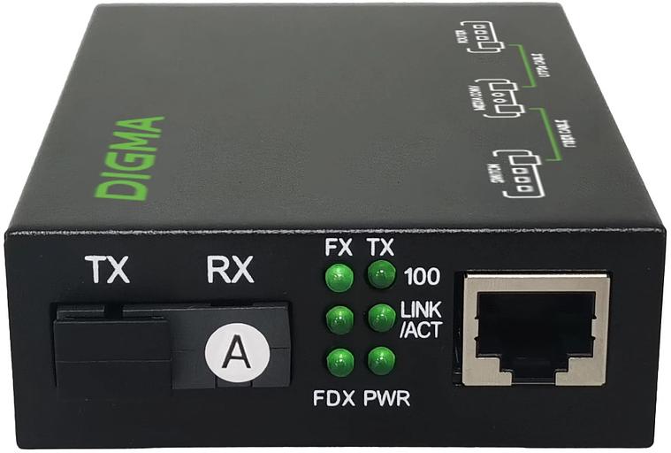 Медиаконвертер Digma DMC-1F35-20A фото 2