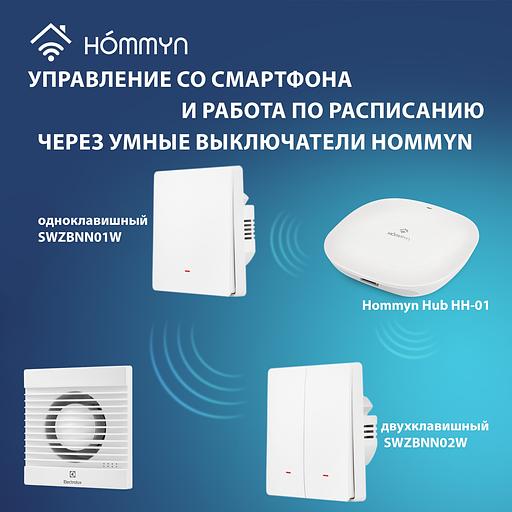 Вентилятор вытяжной серии Basic EAFB-100T с таймером фото 7
