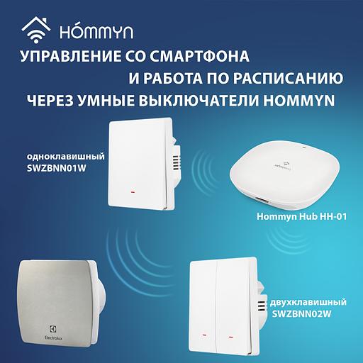 Вентилятор вытяжной серии Argentum EAFA-100T с таймером фото 7