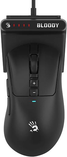 Мышь A4Tech Bloody R73 Ultra Duo черный оптическая 20000dpi беспров. USB-C 7but (R73 ULTRA DUO BLACK) фото 10