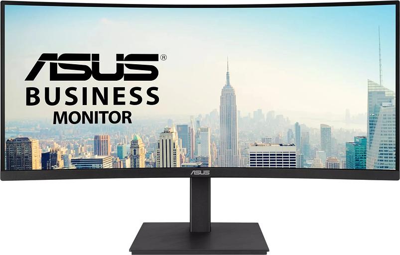 Монитор Asus 34" VA34VCPSR черный VA LED 4ms 21:9 HDMI M/M матовая HAS Piv 3000:1 300cd 178гр/178гр 3440x1440 100Hz DP 2K USB 9.32кг фото 1