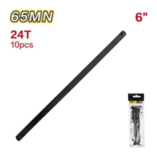 Набор мини полотен по металлу 10 шт Deli DL353001 (150мм, 24 TPI) фото 1