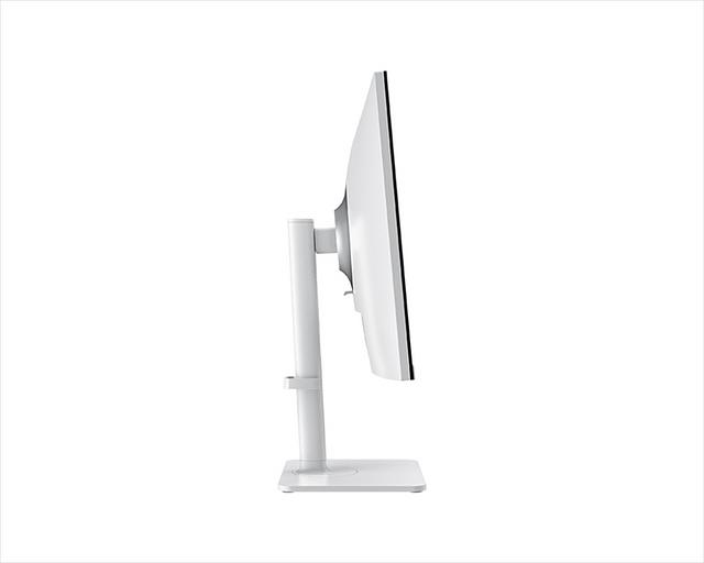 Монитор 27" MSI Modern MD272UPSW IPS 3840x2160, 75 Гц, 4 мс, 16:9, 300 кд/м², DP 1.4a, HDMI 2.0b, USB-C, 3.5 Jack, USB Hub (2x USB 3.0), Adaptive-Sync, динамики (2x3 Вт), белый фото 3