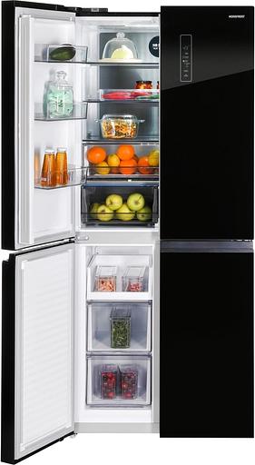 Холодильник Nordfrost RFQ 450 NFGB 3-хкамерн. черный глянц. инвертер фото 6