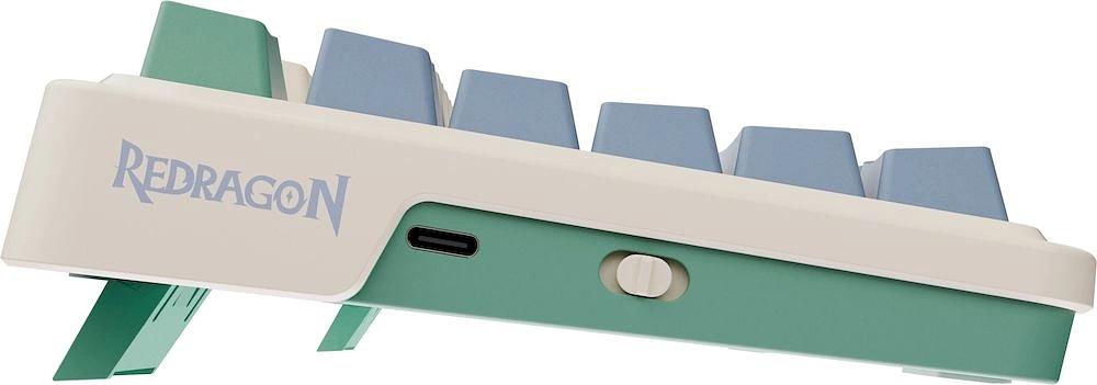 Клавиатура Redragon Ucal Pro механическая белый/зеленый USB беспроводная BT/Radio Multimedia for gamer для ноутбука LED (72087) кабель 1.8м фото 3