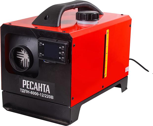 Тепловая пушка дизельная Ресанта ТДПН-8000-12/220В 8000Вт красный/черный фото 1