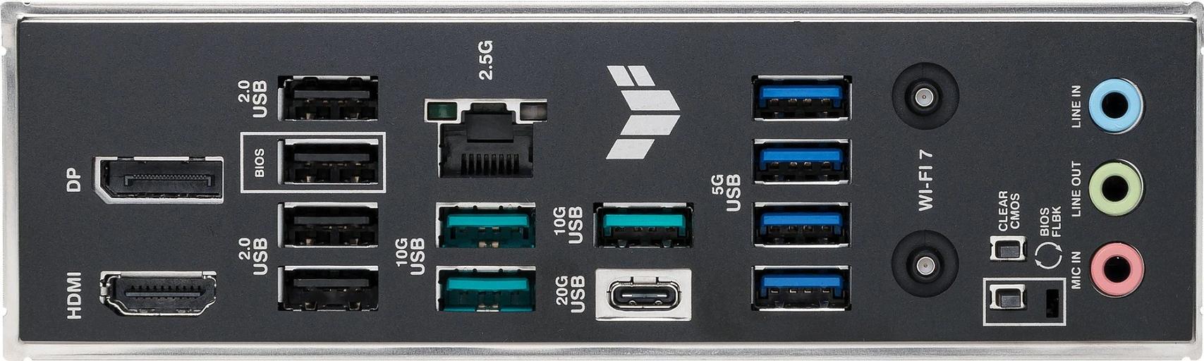 ASUS TUF GAMING B850M-PLUS WIFI7 фото 8