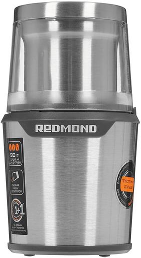 Кофемолка Редмонд RCG-M1607 280Вт сист.помол.:ротац.нож вместим.:90гр серебристый фото 1