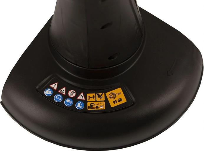 Триммер электрический Denzel TE-350 350Вт разбор.штан. реж.эл.:леска фото 4