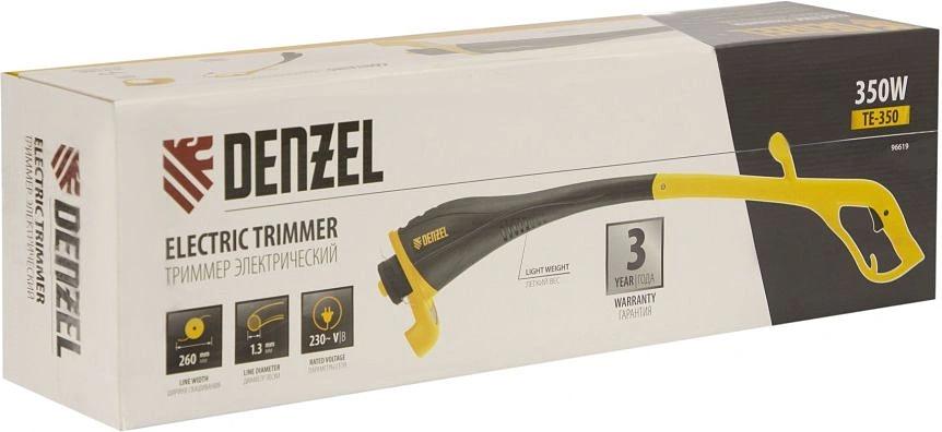 Триммер электрический Denzel TE-350 350Вт разбор.штан. реж.эл.:леска фото 9