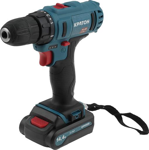 Дрель-шуруповерт Кратон CD-14,4-Li-1,5 аккум. патрон:быстрозажимной (3 11 01 055) фото 1