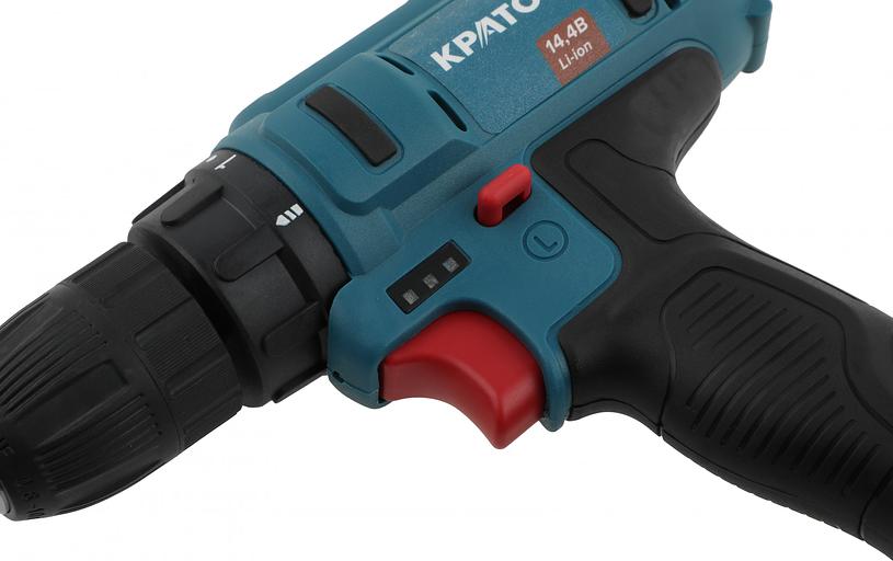 Дрель-шуруповерт Кратон CD-14,4-Li-1,5 аккум. патрон:быстрозажимной (3 11 01 055) фото 7