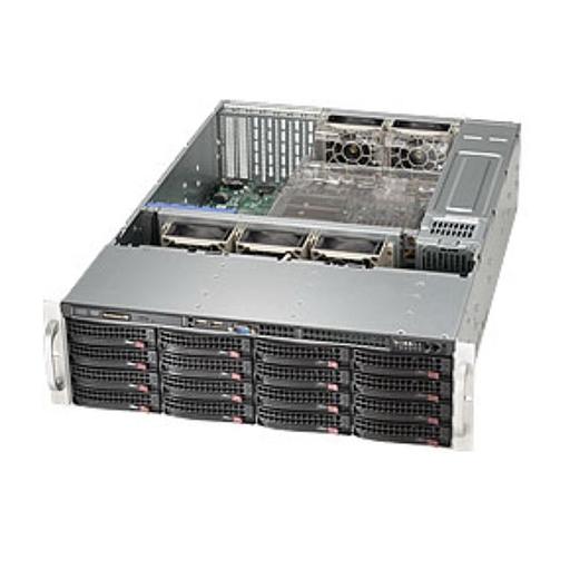 Корпус SuperMicro CSE-836BE1C-R1K23B Black 16xHotSwap SAS/SATA, WIO 1200W HS 3U RM (268900) фото 1