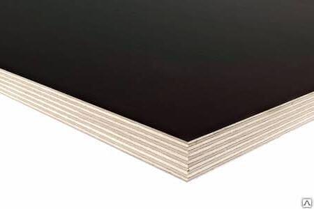 Ламинированная фанера берёза Россия 18 мм, 3000х1500 фото 1