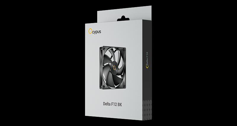 Вентилятор для корпуса Ocypus Delta F12 BK, 120x120x25mm, 4-PIN PWM, 500-2000 RPM, 29 DBA MAX, HYDRO BEARING фото 5