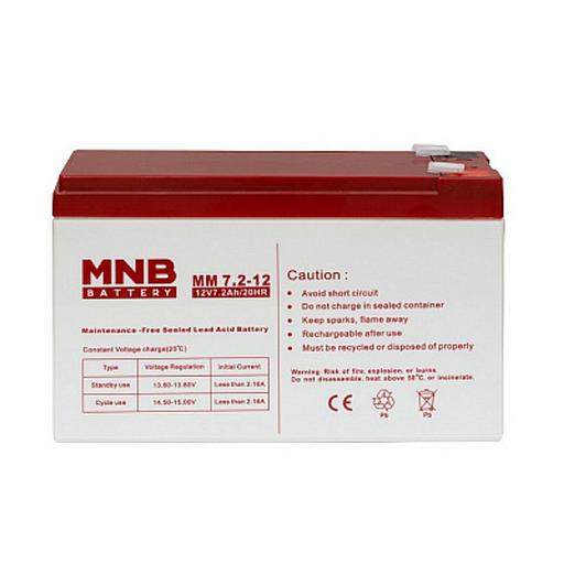 MNB Battery MNB MM 7.2-12 (12V/7,2Ah) F2 {УТ-00003221} фото 1