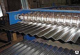 Гофролист алюминиевый (лист гофрированный) 0.8х1000х2500 фото 1