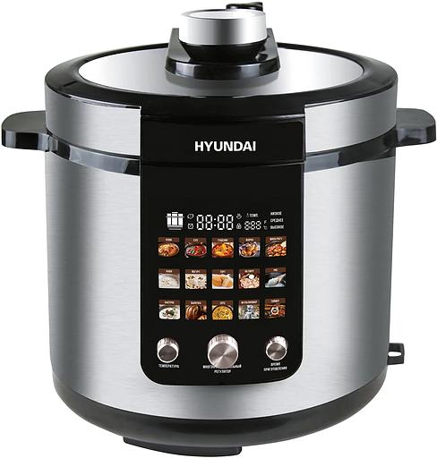 Мультиварка-скороварка Hyundai HYMC-2402 6л 1200Вт серебристый/черный фото 1