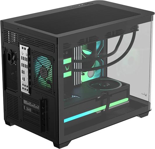 Корпус Formula Crystal U2M Floe черный без БП mATX 1xUSB3.0 1xUSB3.1 audio bott PSU фото 5