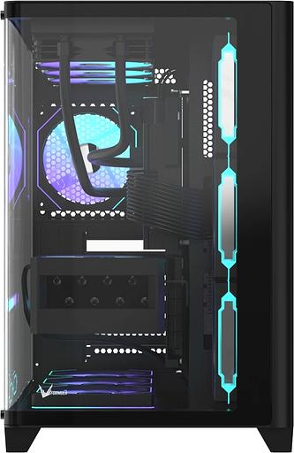 Корпус Formula Crystal U2 Floe черный без БП ATX 1xUSB2.0 1xUSB3.0 1xUSB3.1 audio bott PSU фото 3