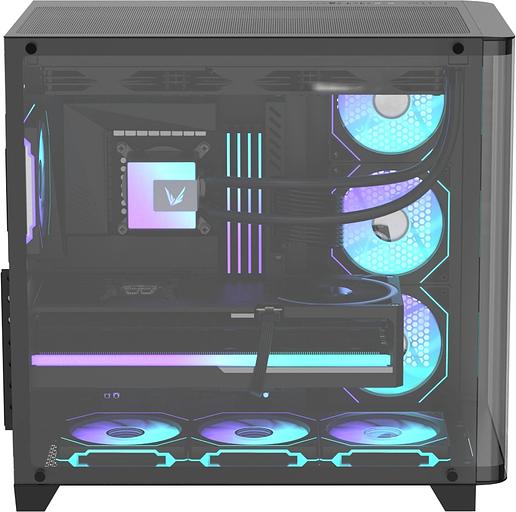 Корпус Formula Crystal U2 Floe черный без БП ATX 1xUSB2.0 1xUSB3.0 1xUSB3.1 audio bott PSU фото 6