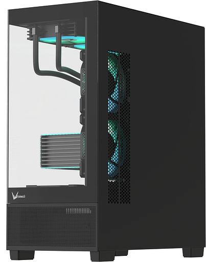 Корпус Formula Crystal E1 черный без БП ATX 5x120mm 3x140mm 2xUSB3.0 1xUSB3.1 audio bott PSU фото 5