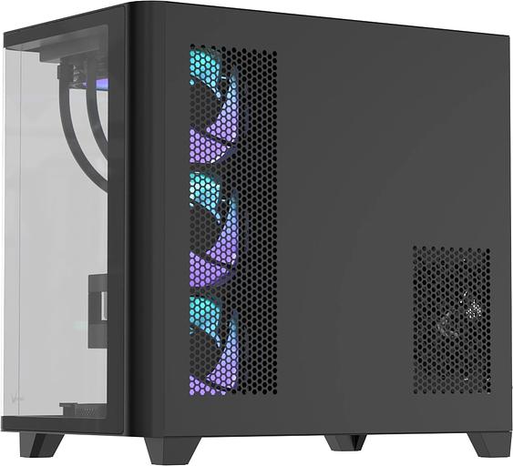 Корпус Formula Crystal U2 черный без БП ATX 1xUSB2.0 1xUSB3.0 1xUSB3.1 audio bott PSU фото 6