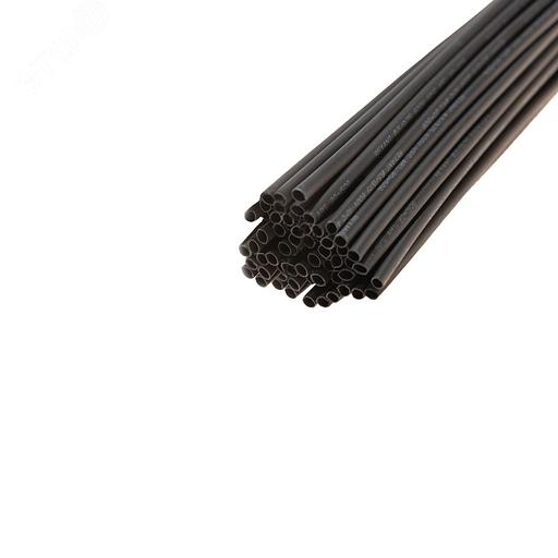 Трубка термоусадочная 1.5/0.75 1м черный Rexant 20-1506 фото 2