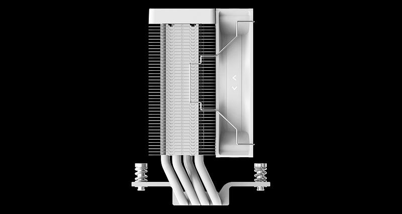 Кулер для процессора Ocypus Gamma A40 WH ARGB Digital, 100mm ARGB FAN, Top Display Panel, 4 HEAT PIPES, 4-PIN PWM, 600-2400 RPM, 29.5DBA, HYDRO BEARING, LGA115X/1200/1700/18XX, AM4/AM5 фото 4