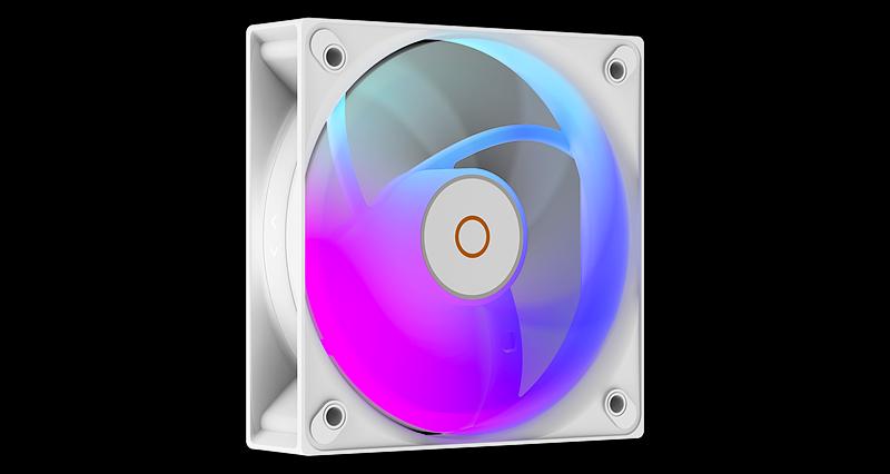 Кулер для процессора Ocypus Gamma A40 WH ARGB Digital, 100mm ARGB FAN, Top Display Panel, 4 HEAT PIPES, 4-PIN PWM, 600-2400 RPM, 29.5DBA, HYDRO BEARING, LGA115X/1200/1700/18XX, AM4/AM5 фото 7