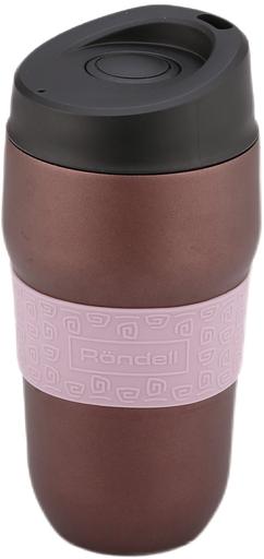 Термокружка для напитков Rondell Tierno RDS-1958 0.32л. фиолетовый/черный картонная коробка фото 1