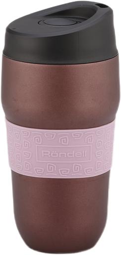 Термокружка для напитков Rondell Tierno RDS-1958 0.32л. фиолетовый/черный картонная коробка фото 2