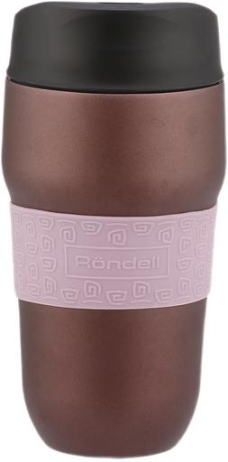 Термокружка для напитков Rondell Tierno RDS-1958 0.32л. фиолетовый/черный картонная коробка фото 3