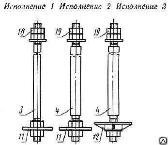 Фундаментный болт ГОСТ 24379.1-2012, тип 2.1 2.2 2.3 фото 1