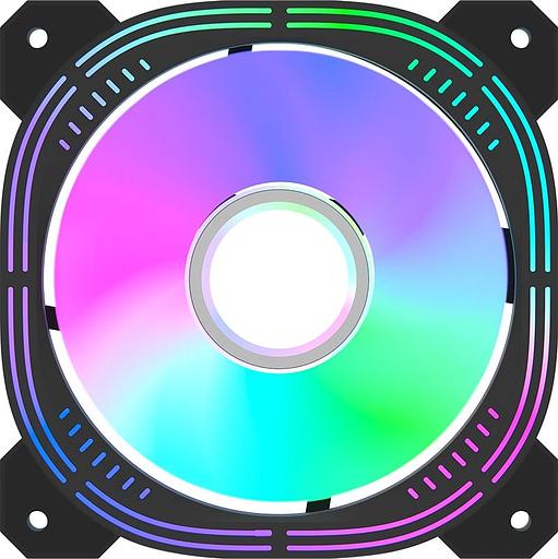 Вентилятор для корпуса Formula Nulight 12BK RGB 120х120x25 черный 3-pin 4-pin (Molex) 19.06дБ (NULIGHT 12BK FR) Ret фото 1