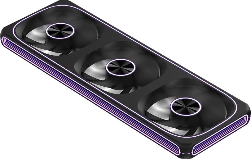 Вентилятор для корпуса Formula Air Fusion 3 BK ARGB 360х120x28 черный 4-pin 34.95дБ Ret фото 2