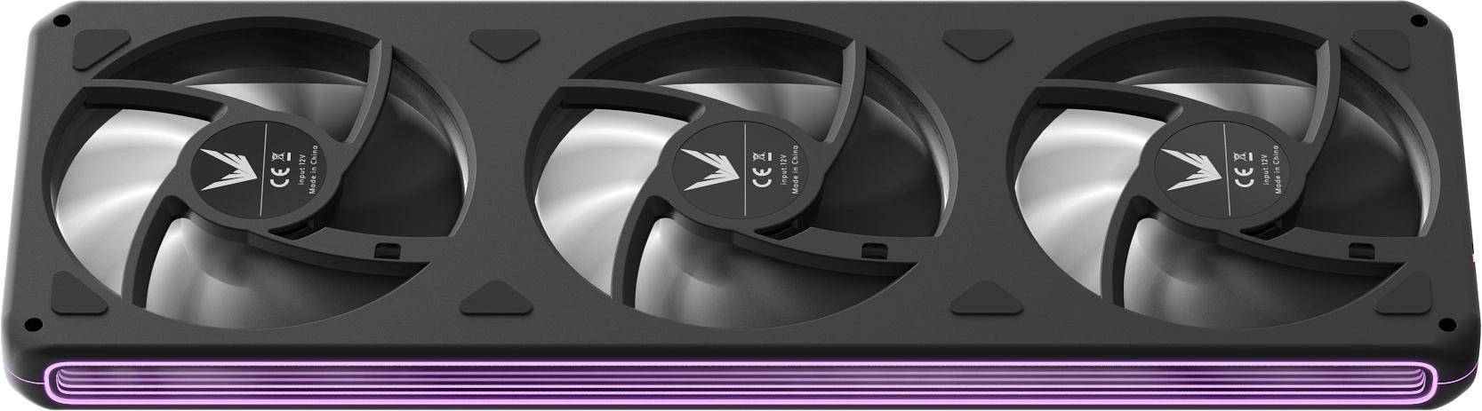 Вентилятор для корпуса Formula Air Fusion 3 BK ARGB 360х120x28 черный 4-pin 34.95дБ Ret фото 4