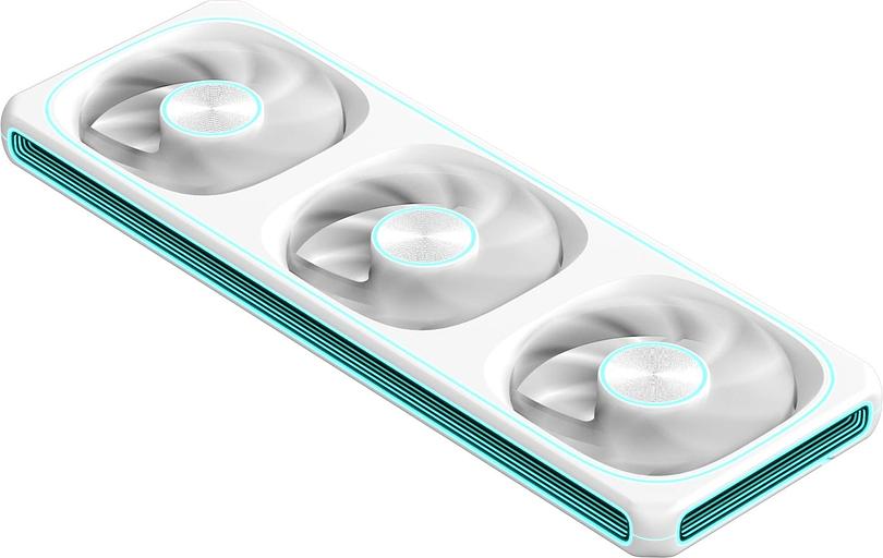 Вентилятор для корпуса Formula Air Fusion 3 Wh ARGB 360х120x28 белый 4-pin 34.95дБ Ret фото 2