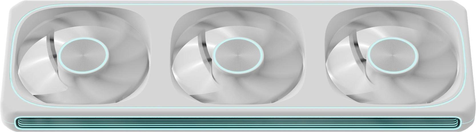 Вентилятор для корпуса Formula Air Fusion 3 Wh ARGB 360х120x28 белый 4-pin 34.95дБ Ret фото 4