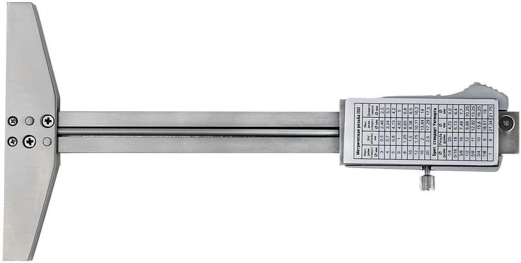 Штангенглубиномер нониусный RGK SCG-100 черный пластиковый футляр (756945) фото 3