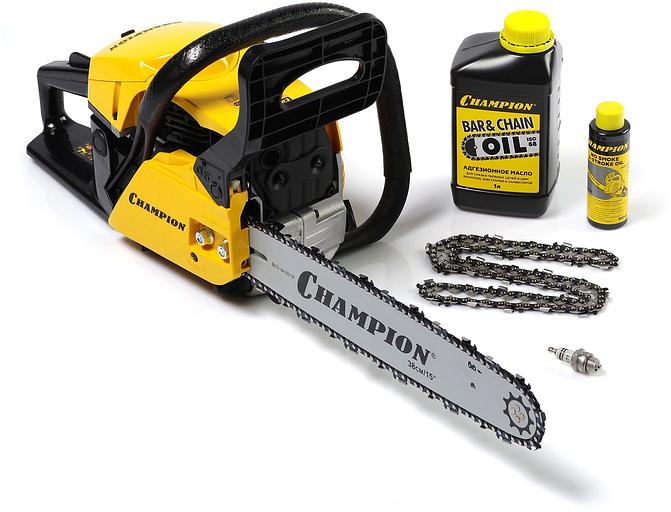 Бензопила Champion 246-15 1900Вт 2.31л.с. дл.шины:16" (38cm) (A246-15) фото 2
