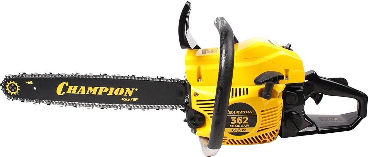 Бензопила Champion A362-18 2600Вт 3.54л.с. дл.шины:18" (45cm) фото 1