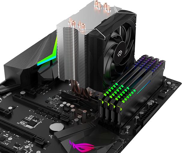 Устройство охлаждения(кулер) Digma D-CPC150-PWM1 Soc-AM5/AM4/1200/1700/1851 4-pin Al+Cu 150W Ret фото 10