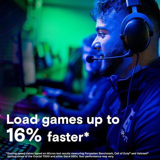Твердотельный накопитель SSD Crucial T500 4TB PCIe Gen4 NVMe M.2 SSD CT4000T500SSD3 фото 4