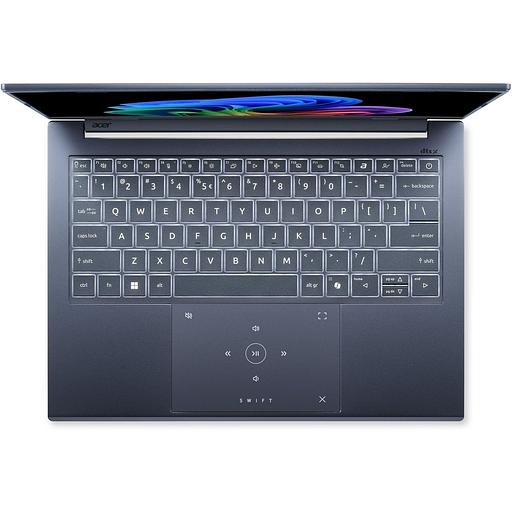 Ноутбук Acer Swift Go 14 AI SFG14-75-77RL Intel Core Ultra 7 256V/16Gb/SSD1Tb/14"/OLED/WUXGA/1920x1200/60Hz/NoOS/Blue (NX.JNBCD.008) фото 6